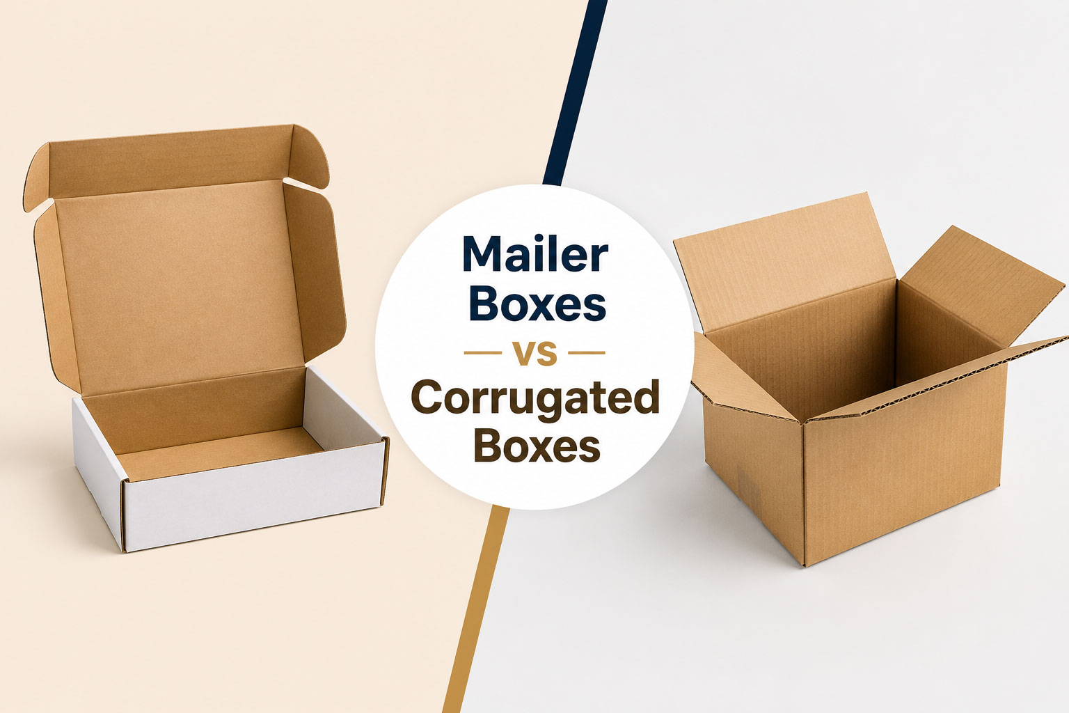 Mailer Boxes vs Corrugated Boxes