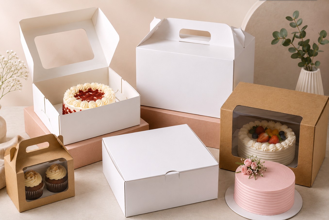 Custom Cake Boxes Designed